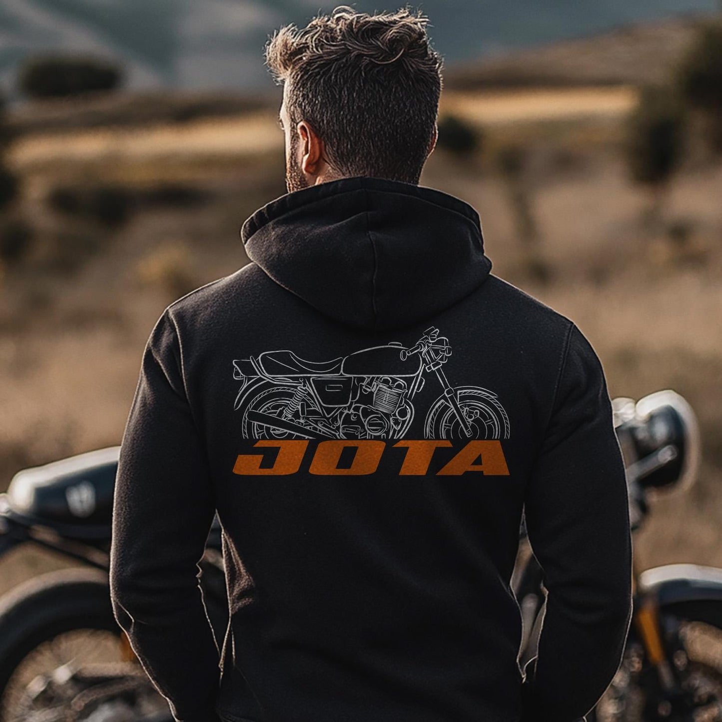 Laverda 1000 Jota Inspired Hoodie - Motorcycle Sweatshirt for Riders