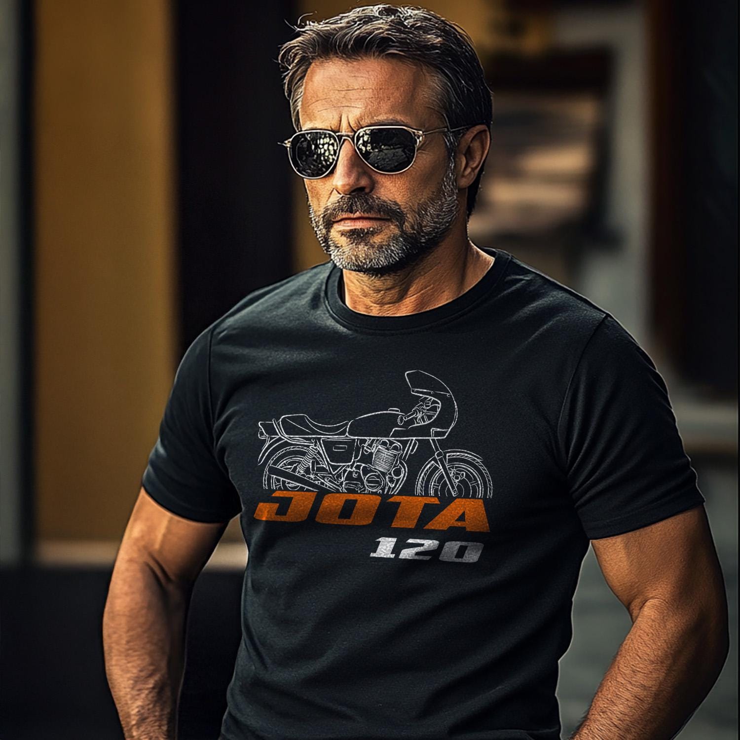 Laverda 1000 Jota 120 1982 - 1984 Inspired T-Shirt - Motorcycle Tee Shirt for Riders