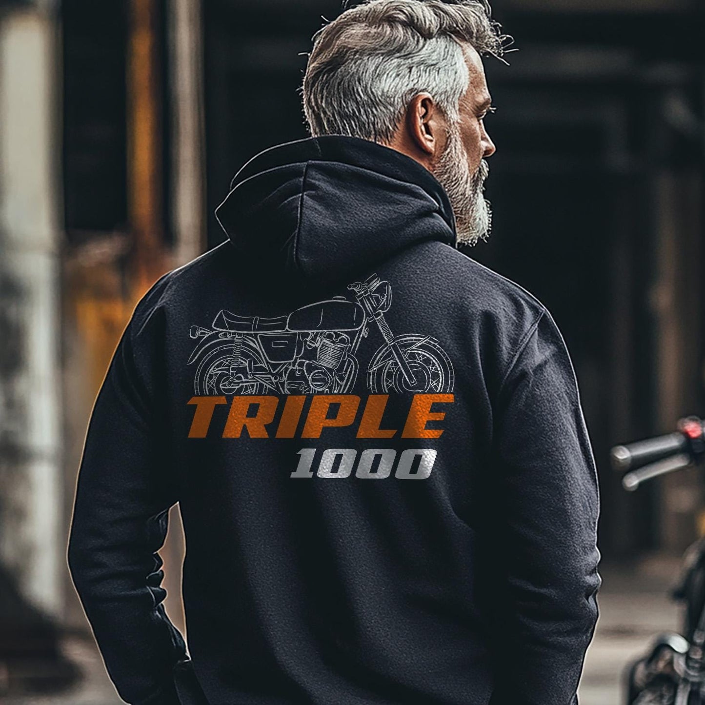Laverda 1000 1972 - 1973 Inspired Hoodie - Motorcycle Sweatshirt for Riders