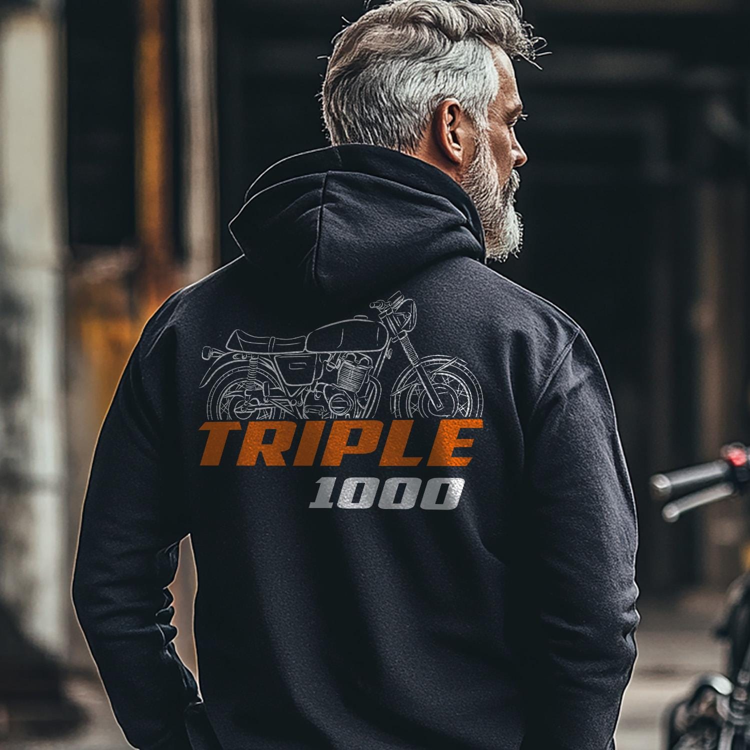 Laverda 1000 1972 - 1973 Inspired Hoodie - Motorcycle Sweatshirt for Riders