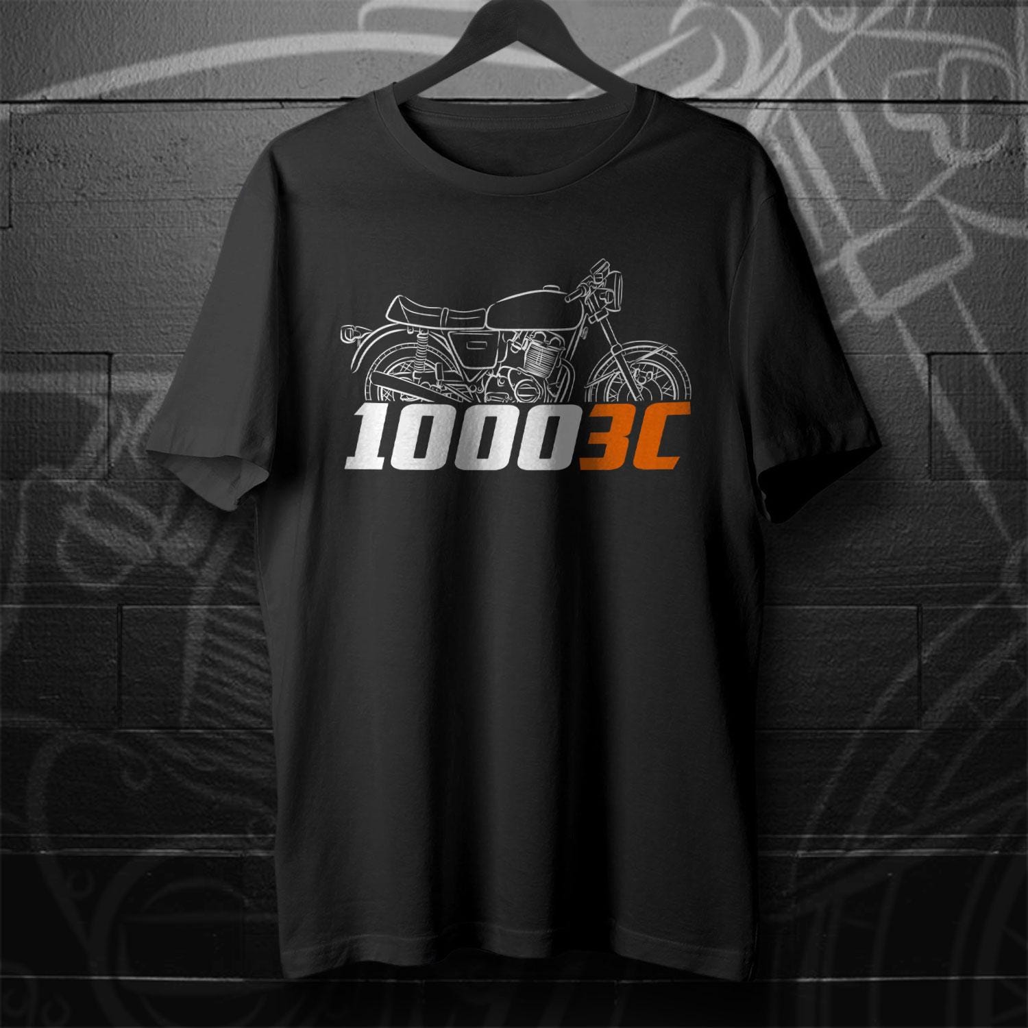 Laverda 1000 3C 1974 - 1975 Inspired T-Shirt - Motorcycle Tee Shirt for Riders