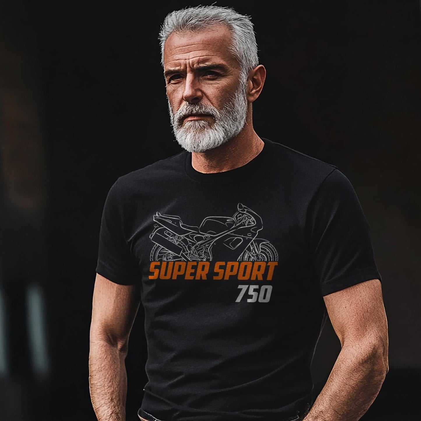 Laverda 750 Super Sport 2000 - 2001 Inspired T-Shirt - Motorcycle Tee Shirt for Riders