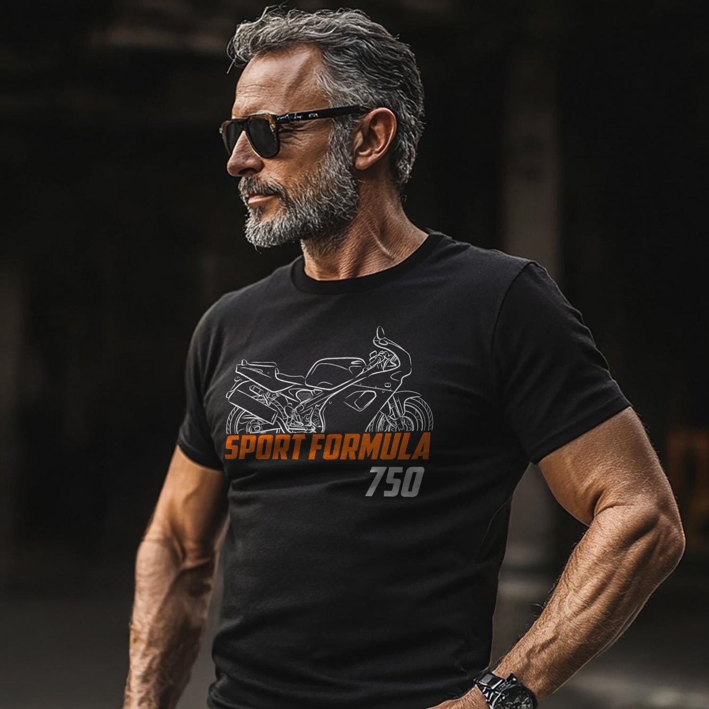 Laverda 750 Sport Formula 1998 - 1999 Inspired T-Shirt - Motorcycle Tee Shirt for Riders