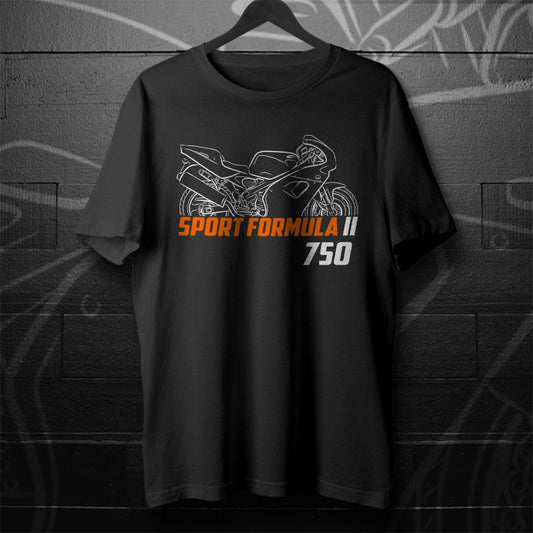 Laverda 750 Sport Formula II 1999 Inspired T-Shirt - Motorcycle Tee Shirt for Riders