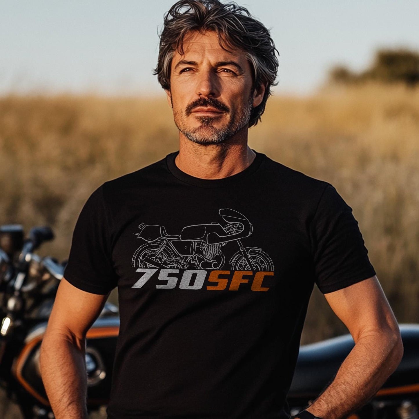 Laverda 750 SFC 1971 - 1976 Inspired T-Shirt - Motorcycle Tee Shirt for Riders
