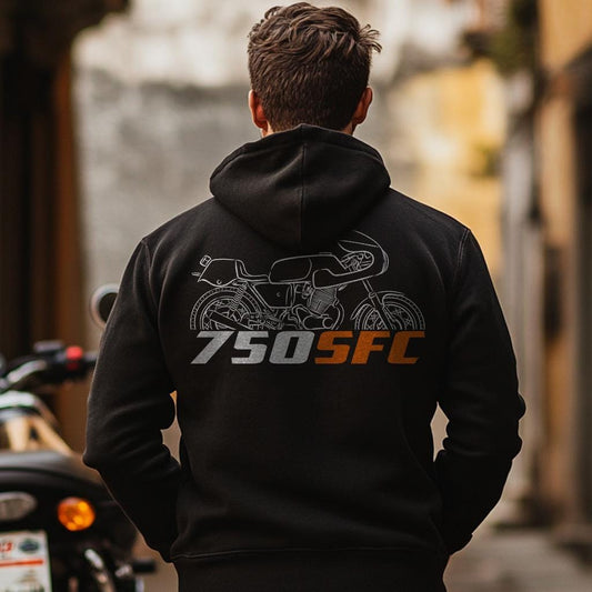 Laverda 750 SFC 1971 - 1976 Inspired Hoodie - Motorcycle Sweatshirt for Riders