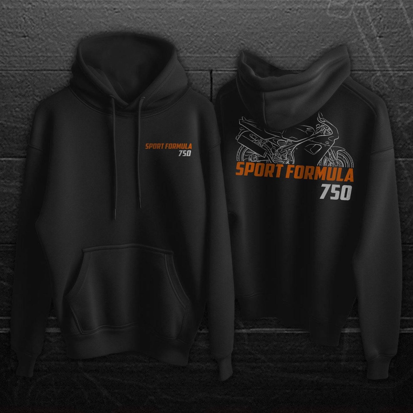 Laverda 750 Sport Formula 1998 - 1999 Inspired Hoodie - Motorcycle Sweatshirt for Riders