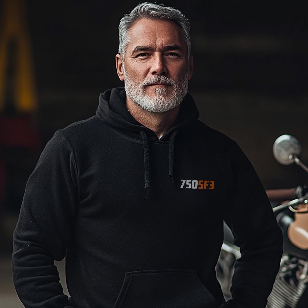 Laverda 750 SF3 1976 Inspired Hoodie - Motorcycle Sweatshirt for Riders