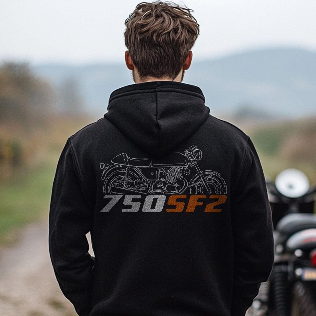 Laverda 750 SF2 1974 - 1975 Inspired Hoodie - Motorcycle Sweatshirt for Riders