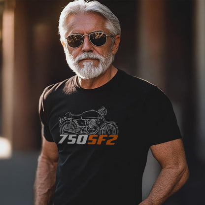 Laverda 750 SF2 1974 - 1975 Inspired T-Shirt - Motorcycle Tee Shirt for Riders
