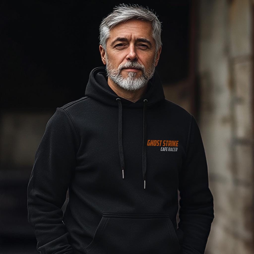 Laverda Ghost Strike 668 Cafe Racer 1998 Inspired Hoodie - Motorcycle Sweatshirt for Riders