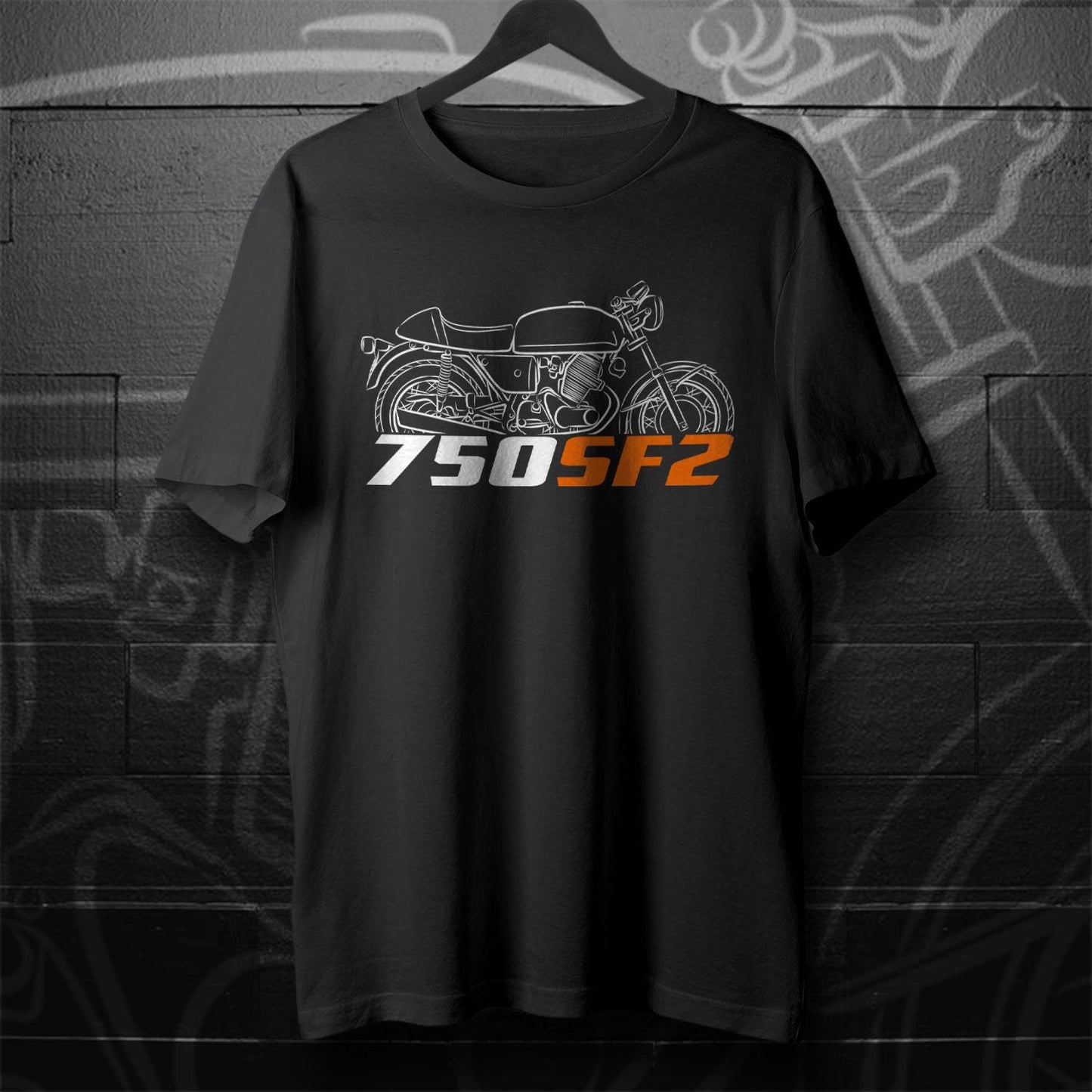 Laverda 750 SF2 1974 - 1975 Inspired T-Shirt - Motorcycle Tee Shirt for Riders
