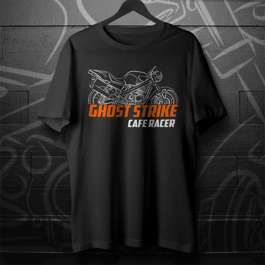 Laverda Ghost Strike 668 Cafe Racer 1998 Inspired T-Shirt - Motorcycle Tee Shirt for Riders