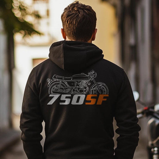 Laverda 750 SF 1970 - 1973 Inspired Hoodie - Motorcycle Sweatshirt for Riders