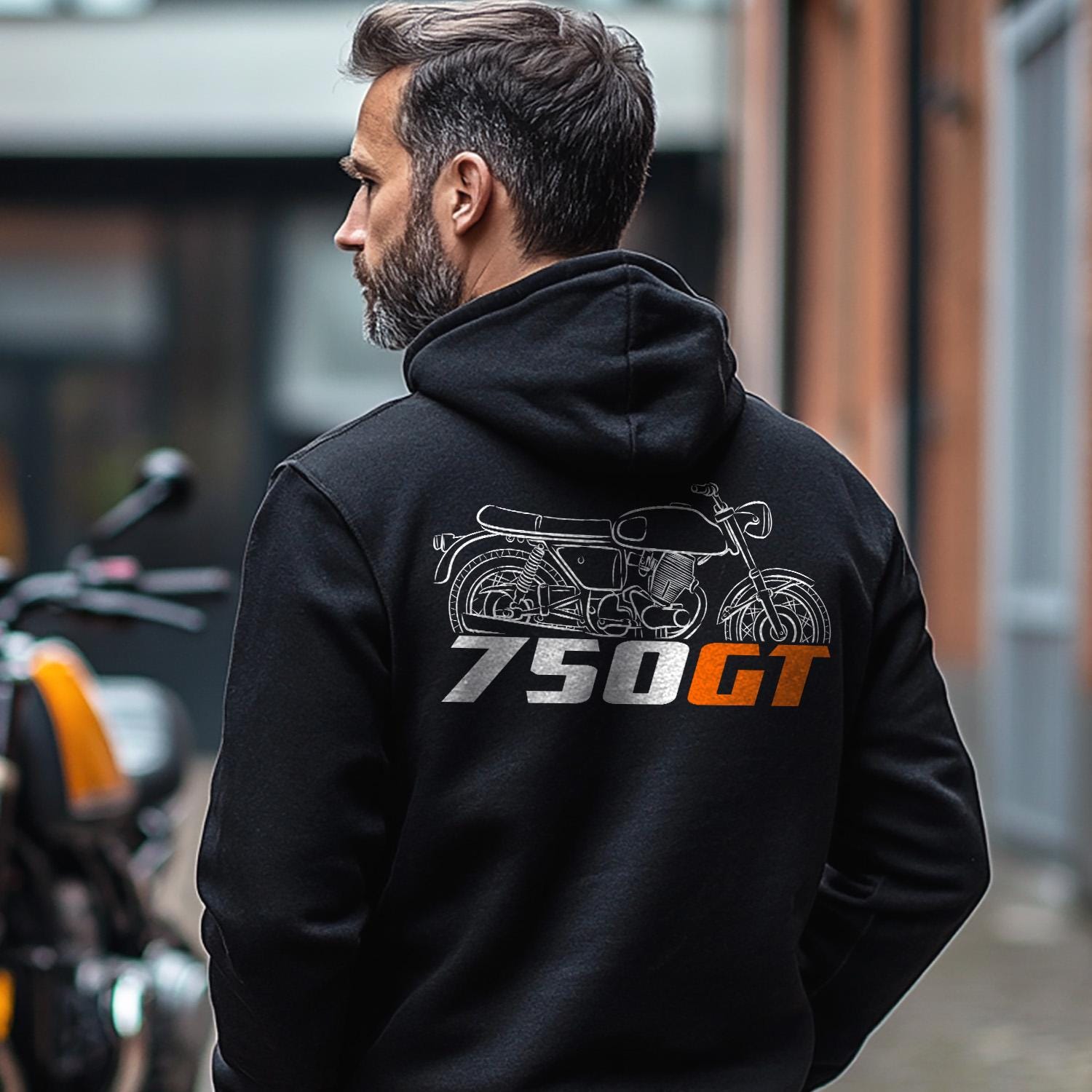 Laverda 750 GT 1968 - 1974 Inspired Hoodie - Motorcycle Sweatshirt for Riders