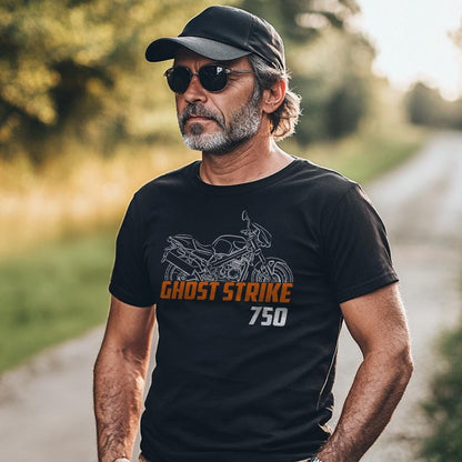 Laverda 750 Ghost Strike 1998 Inspired T-Shirt - Motorcycle Tee Shirt for Riders