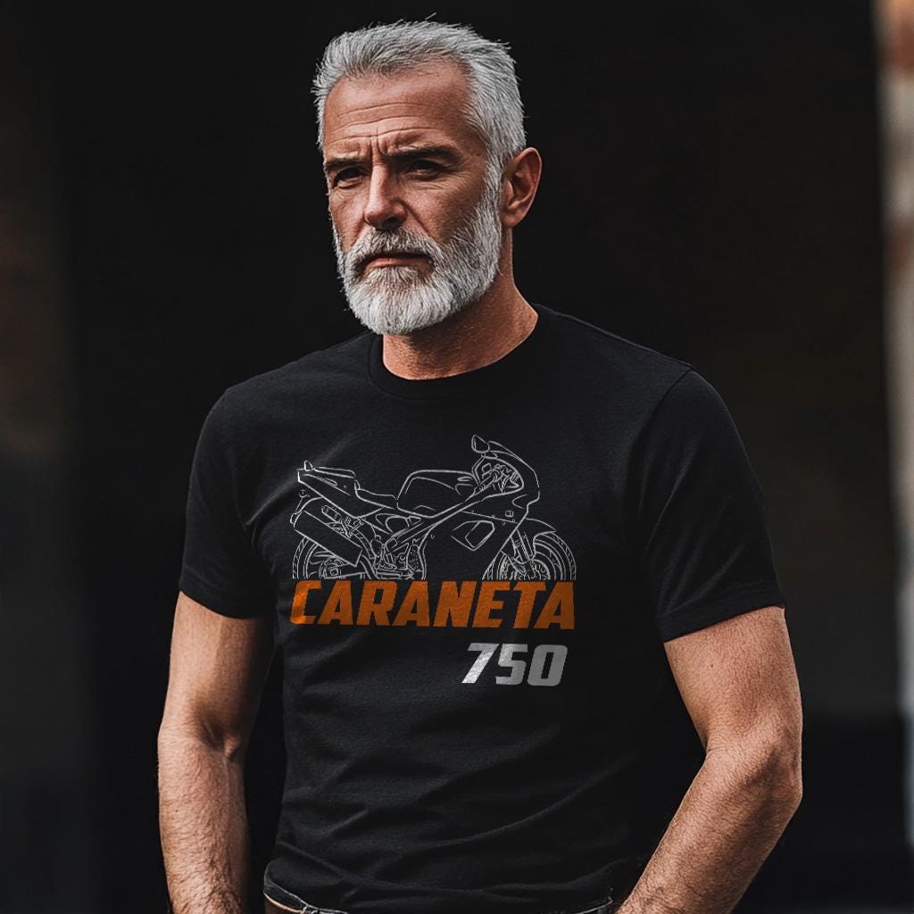 Laverda 750 Caraneta 1998 Inspired T-Shirt - Motorcycle Tee Shirt for Riders