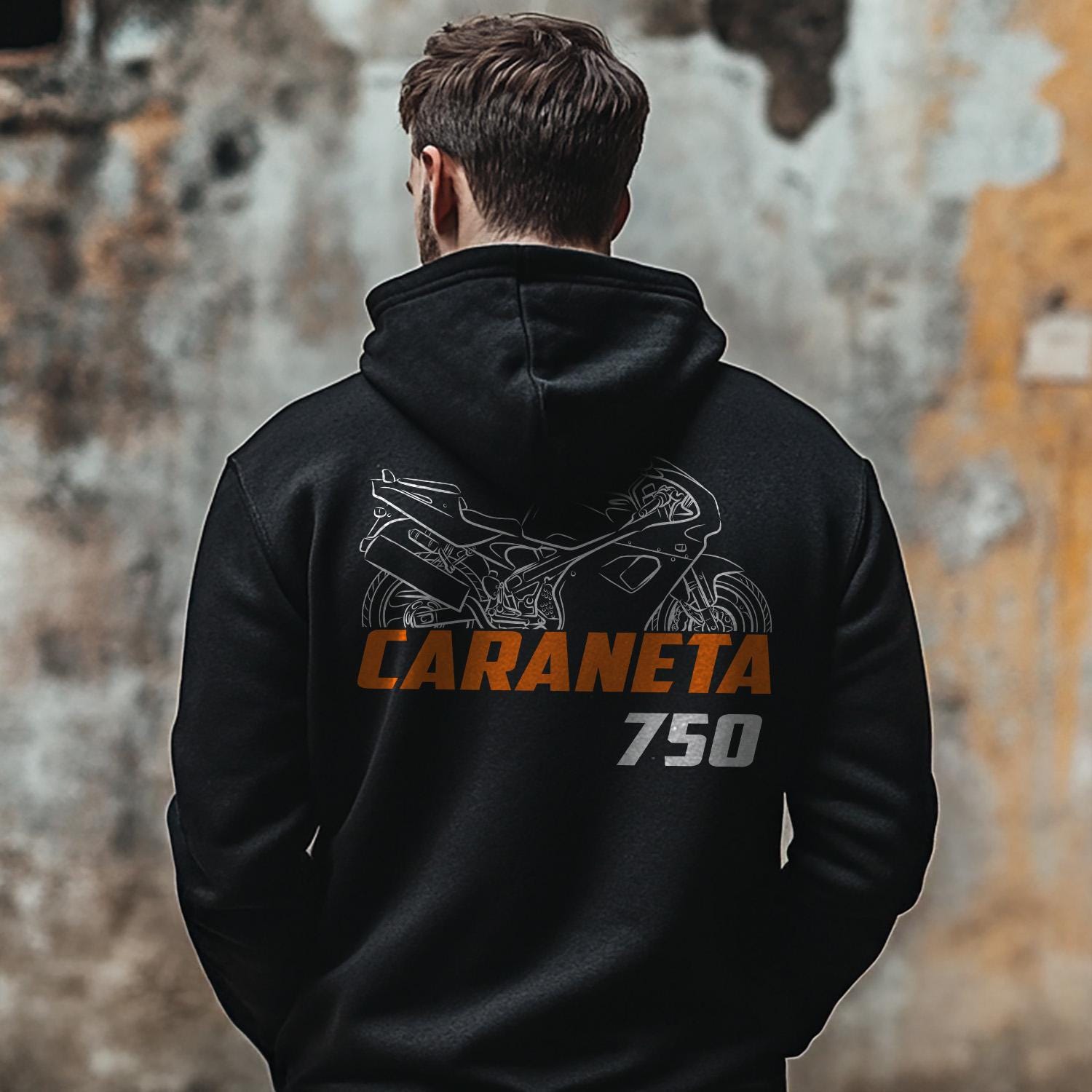 Laverda 750 Caraneta 1998 Inspired Hoodie - Motorcycle Sweatshirt for Riders