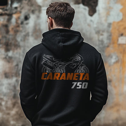 Laverda 750 Caraneta 1998 Inspired Hoodie - Motorcycle Sweatshirt for Riders