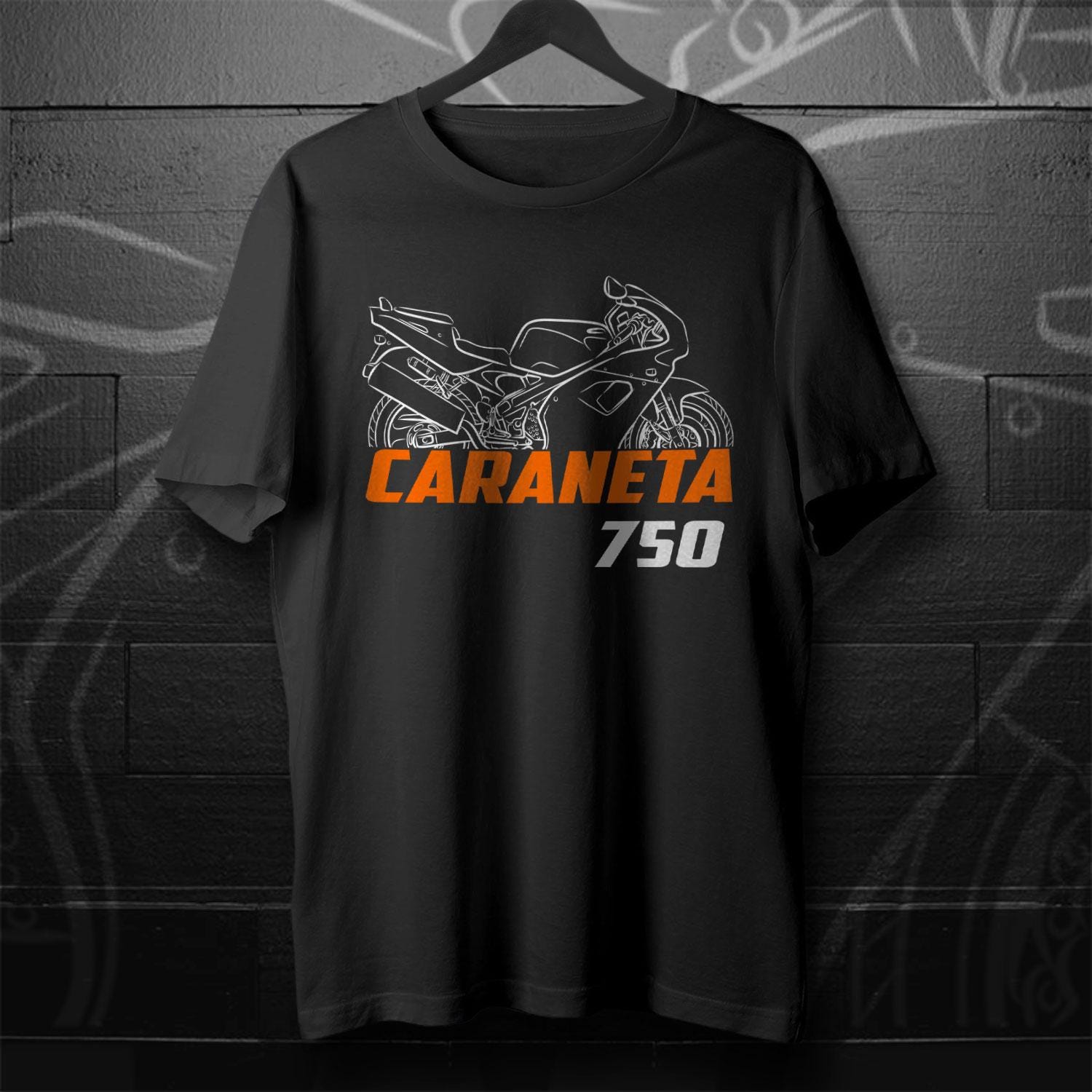 Laverda 750 Caraneta 1998 Inspired T-Shirt - Motorcycle Tee Shirt for Riders