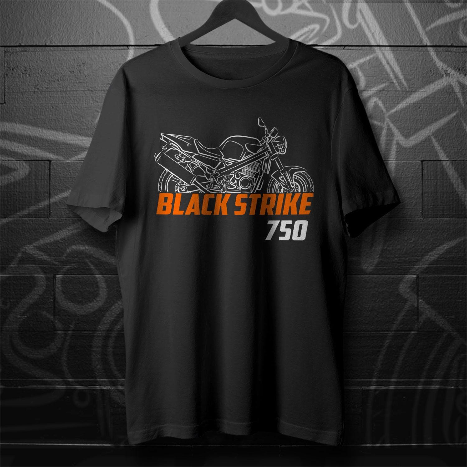 Laverda 750 Black Strike 2000 - 2001 Inspired T-Shirt - Motorcycle Tee Shirt for Riders