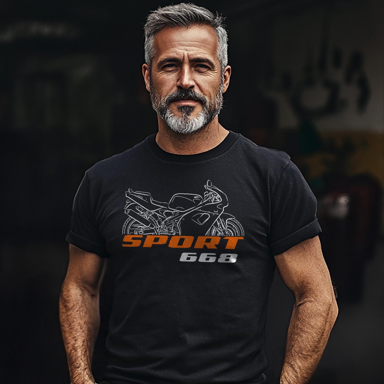 Laverda 668 Sport 1996 - 2000 Inspired T-Shirt - Motorcycle Tee Shirt for Riders