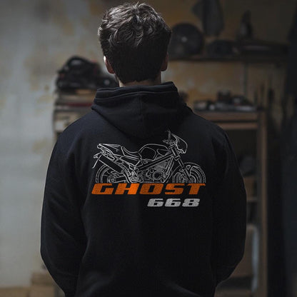 Laverda 668 Ghost 1996 - 1998 Inspired Hoodie - Motorcycle Sweatshirt for Riders