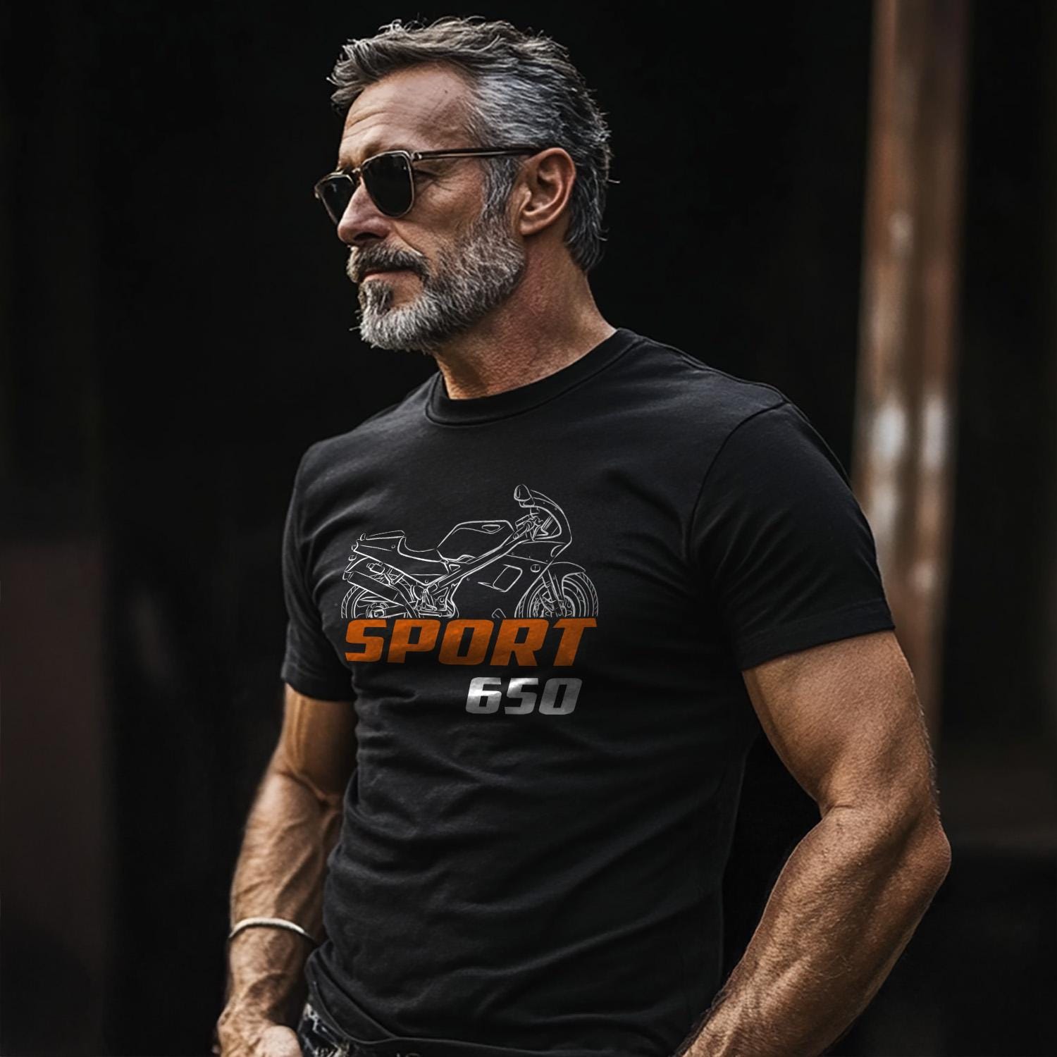 Laverda 650 Sport 1992 - 1994 Inspired T-Shirt - Motorcycle Tee Shirt for Riders