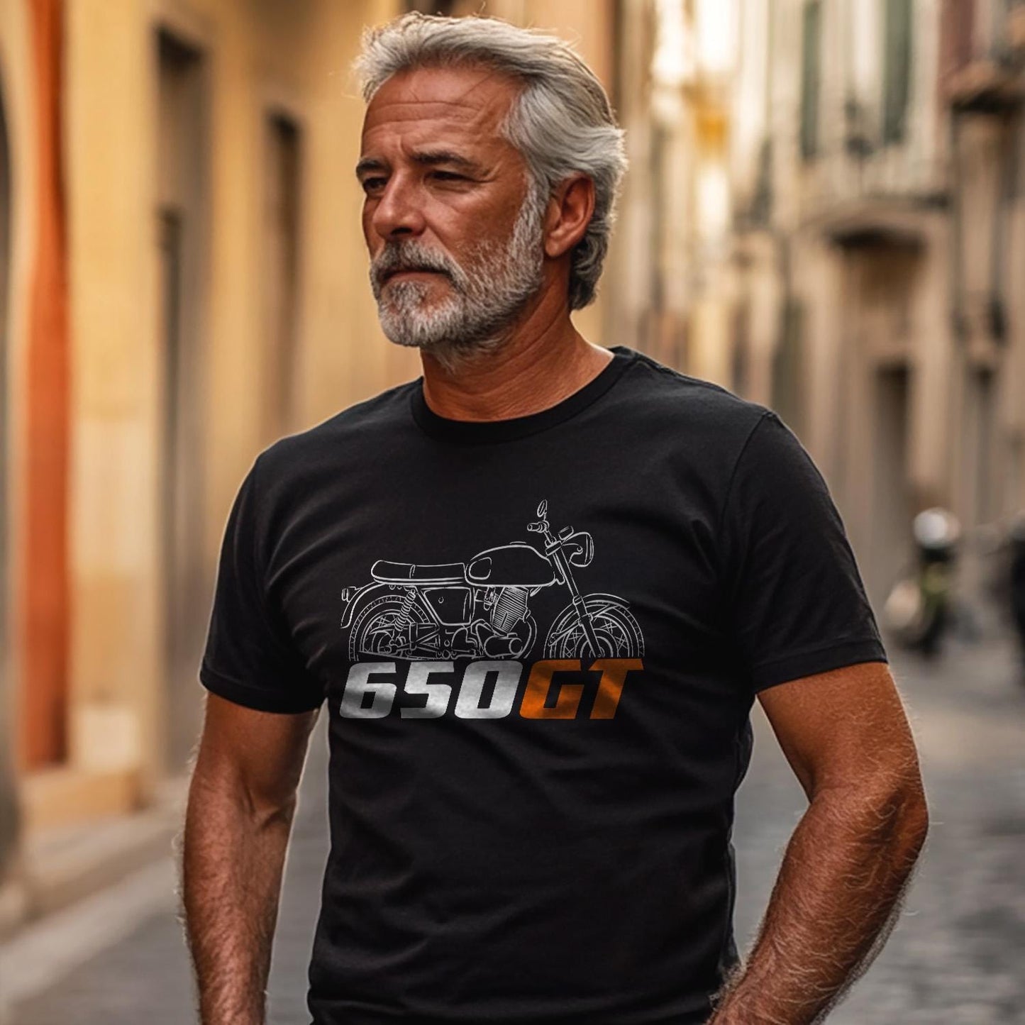 Laverda 650 GT 1968 Inspired T-Shirt - Motorcycle Tee Shirt for Riders