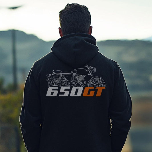 Laverda 650 GT 1968 Inspired Hoodie - Motorcycle Sweatshirt for Riders