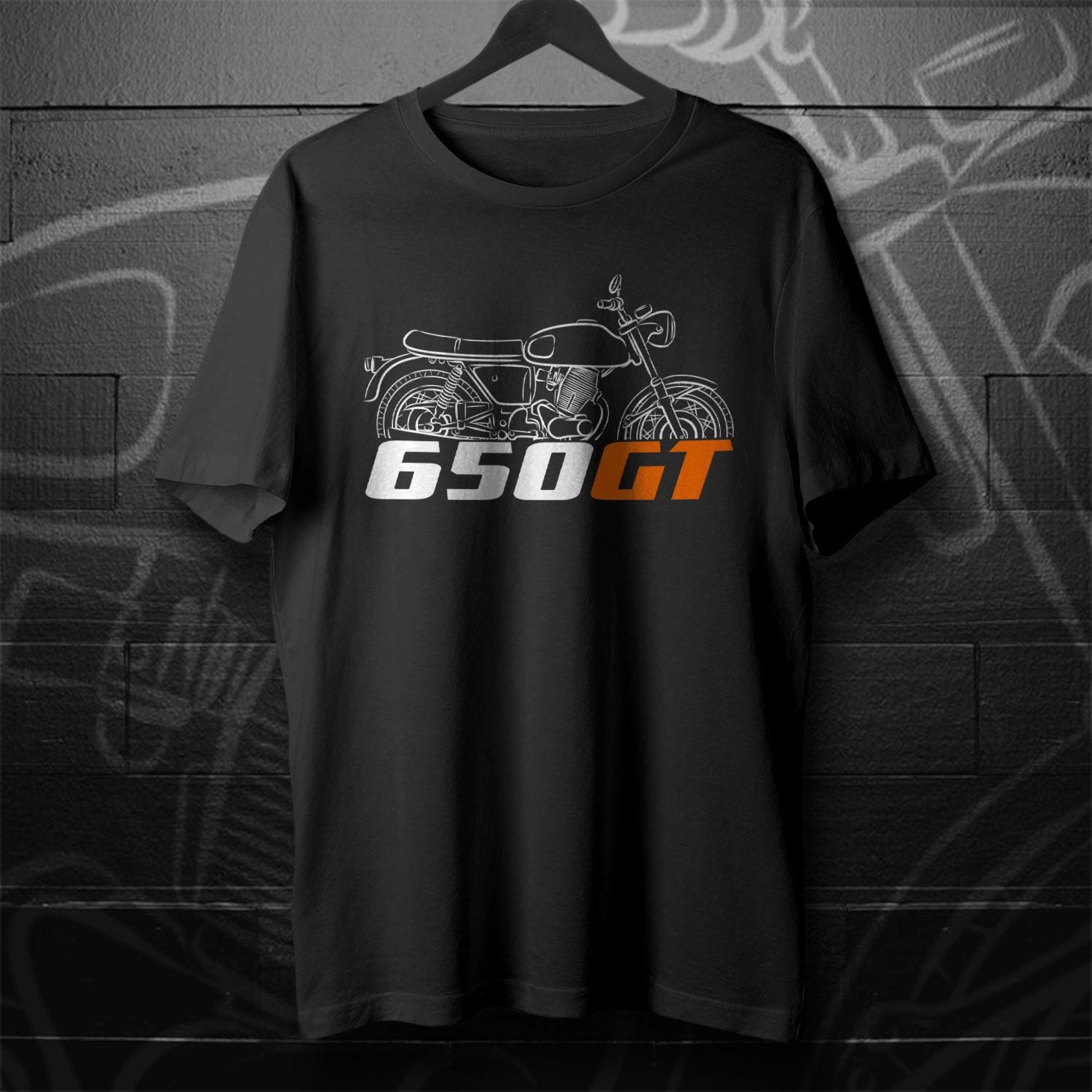 Laverda 650 GT 1968 Inspired T-Shirt - Motorcycle Tee Shirt for Riders