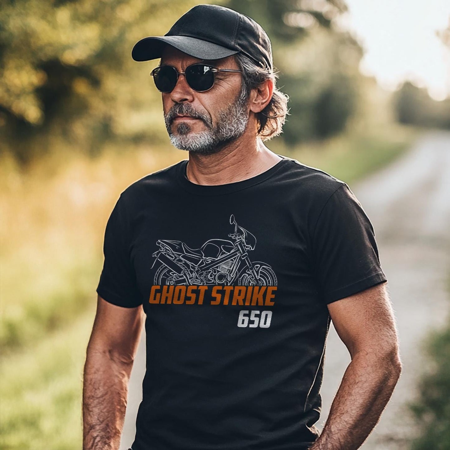 Laverda 650 Ghost Strike 1995 - 1996 Inspired T-Shirt - Motorcycle Tee Shirt for Riders