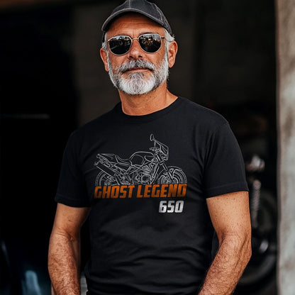 Laverda 650 Ghost Legend 1995 - 1996 Inspired T-Shirt - Motorcycle Tee Shirt for Riders