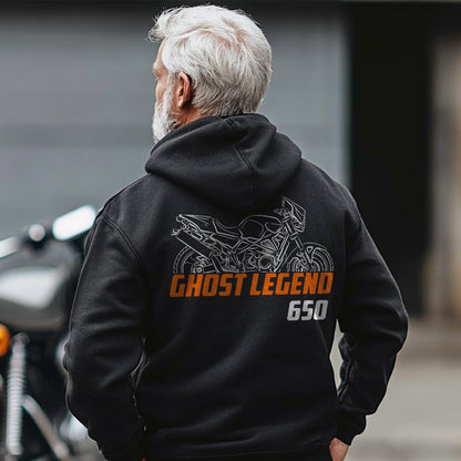 Laverda 650 Ghost Legend 1995 - 1996 Inspired Hoodie - Motorcycle Sweatshirt for Riders