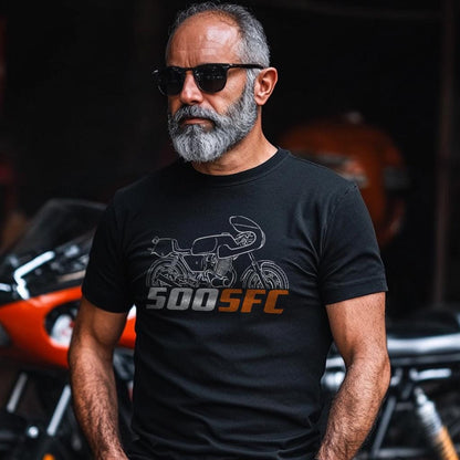 Laverda 500 SFC 1981 - 1983 Inspired T-Shirt - Motorcycle Tee Shirt for Riders