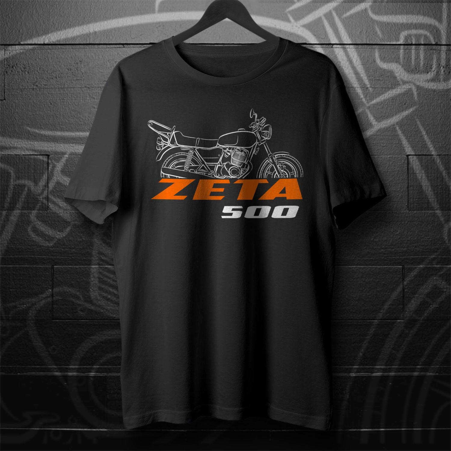 Laverda 500 Zeta 1978 - 1982 Inspired T-Shirt - Motorcycle Tee Shirt for Riders