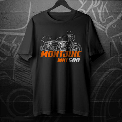 Laverda 500 Montjuic MK1 1979 - 1982 Inspired T-Shirt - Motorcycle Tee Shirt for Riders