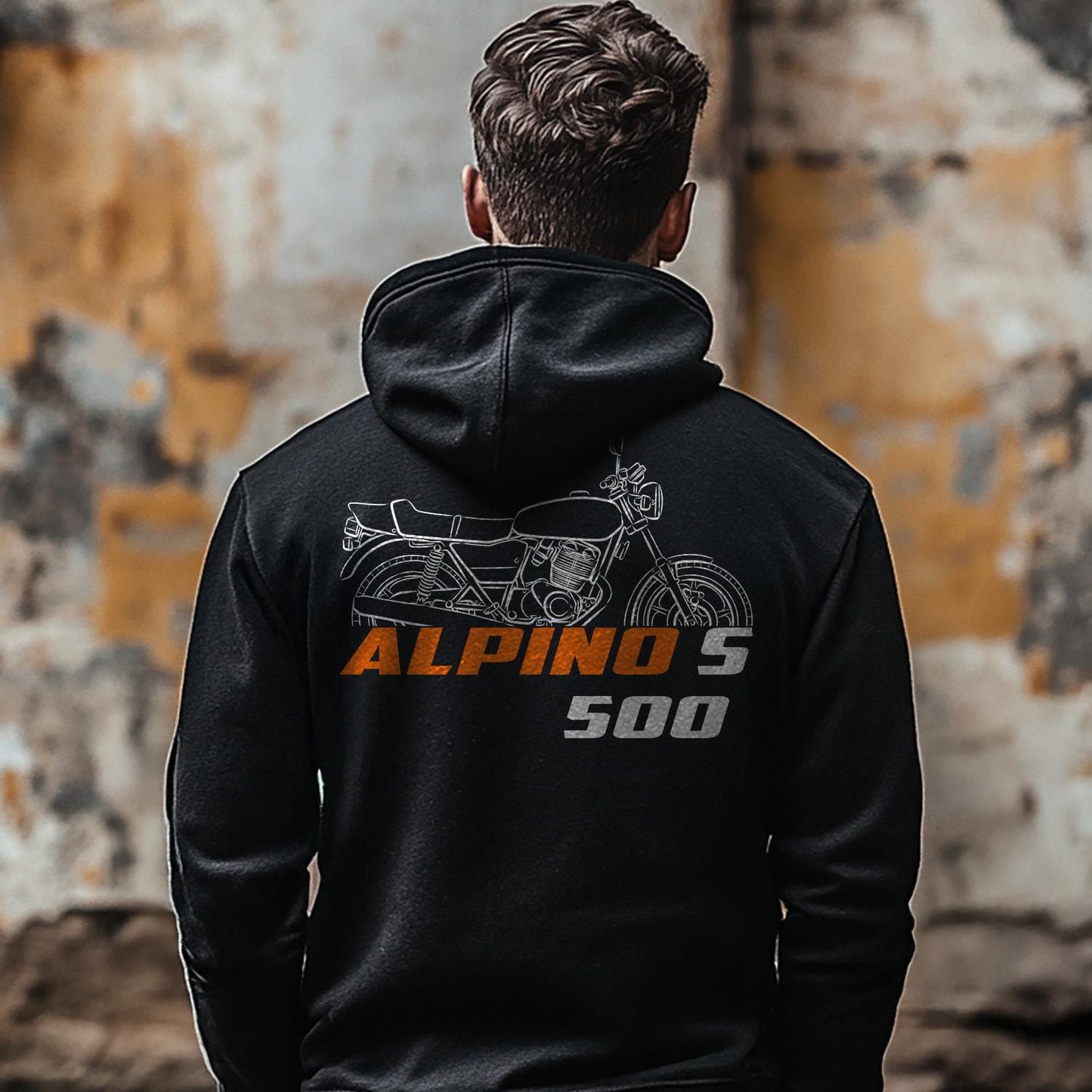 Laverda 500 Alpino S 1978 - 1982 Inspired Hoodie - Motorcycle Sweatshirt for Riders