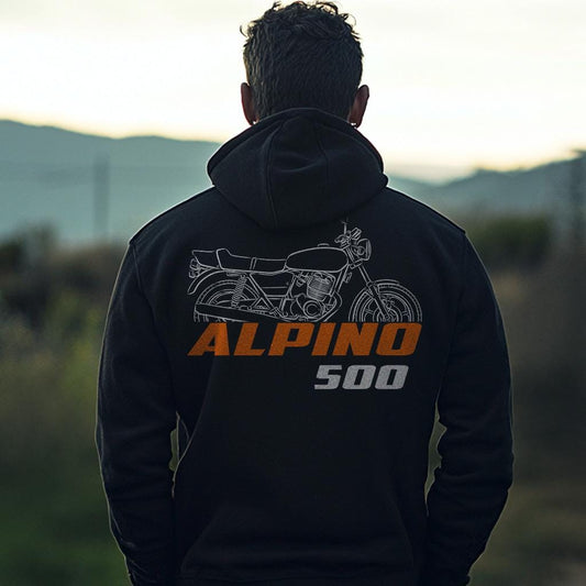Laverda 500 Alpino 1977 - 1978 Inspired Hoodie - Motorcycle Sweatshirt for Riders
