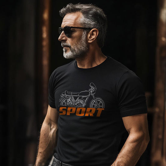 Laverda LZ 125 Sport 1980 - 1983 Inspired T-Shirt - Motorcycle Tee Shirt for Riders
