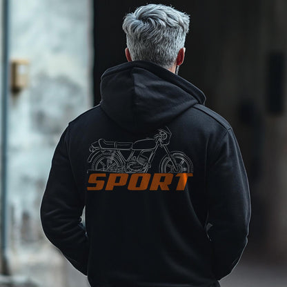 Laverda LZ 125 Sport 1980 - 1983 Inspired Hoodie - Motorcycle Sweatshirt for Riders