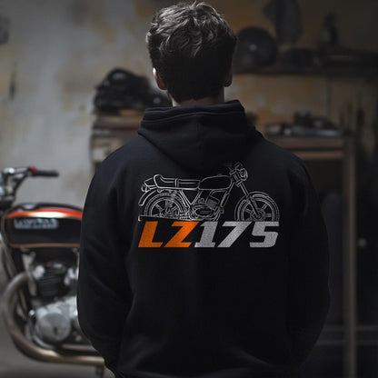 Laverda LZ 175 1977 - 1983 Inspired Hoodie - Motorcycle Sweatshirt for Riders