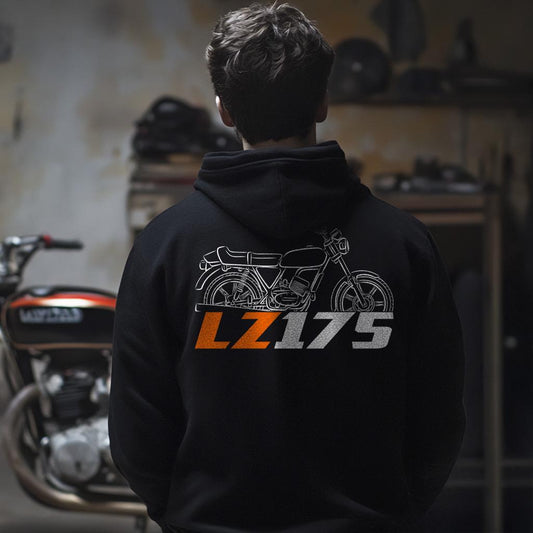 Laverda LZ 175 1977 - 1983 Inspired Hoodie - Motorcycle Sweatshirt for Riders