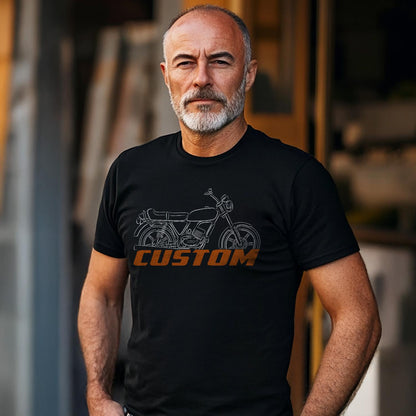 Laverda LZ 125 Custom 1981 - 1983 Inspired T-Shirt - Motorcycle Tee Shirt for Riders