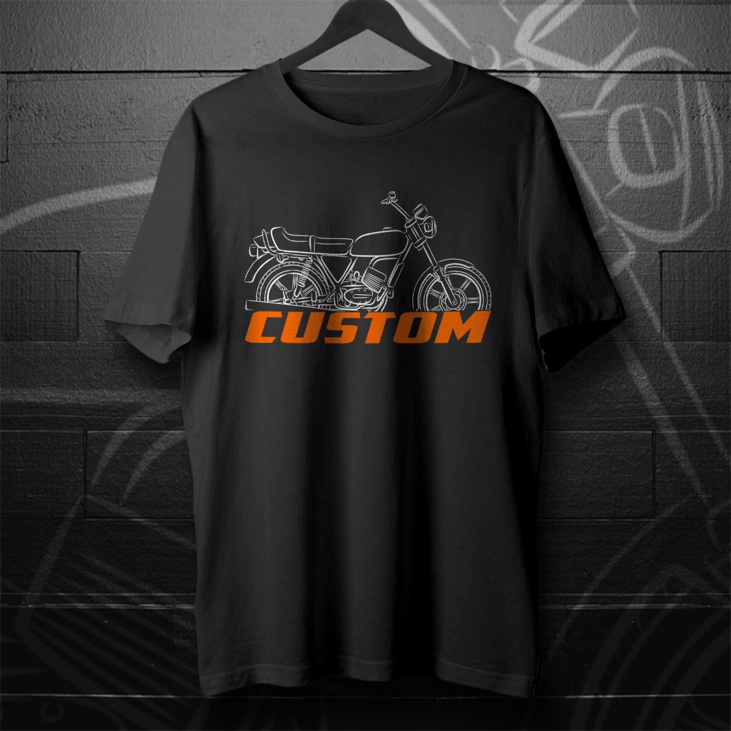 Laverda LZ 125 Custom 1981 - 1983 Inspired T-Shirt - Motorcycle Tee Shirt for Riders