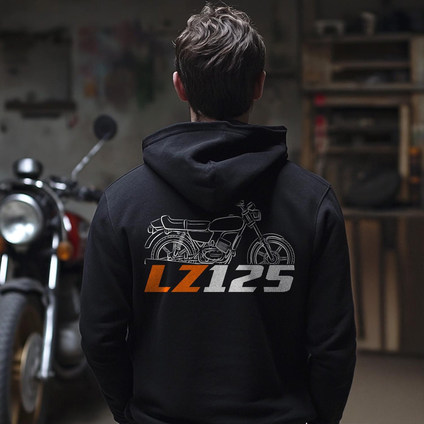 Laverda LZ 125 1977 - 1983 Inspired Hoodie - Motorcycle Sweatshirt for Riders