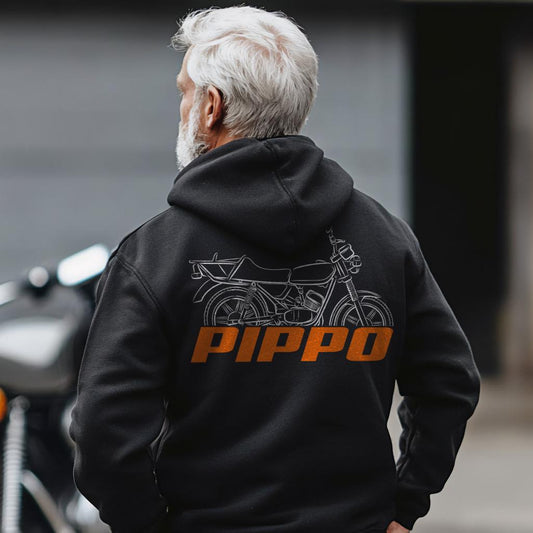 Laverda LZ 50 Pippo 1981 - 1983 Inspired Hoodie - Motorcycle Sweatshirt for Riders