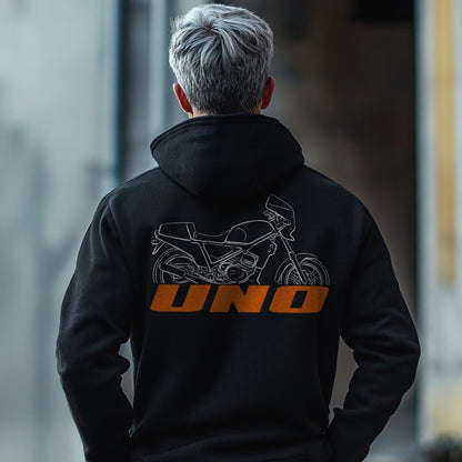 Laverda LB 125 Uno 1984 - 1986 Inspired Hoodie - Motorcycle Sweatshirt for Riders