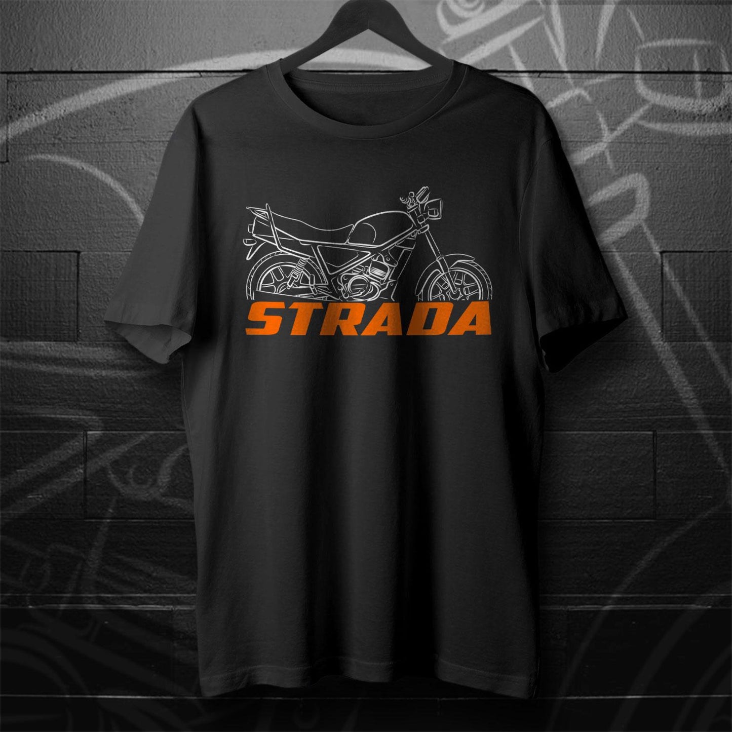 Laverda LB 125 Strada 1984 Inspired T-Shirt - Motorcycle Tee Shirt for Riders