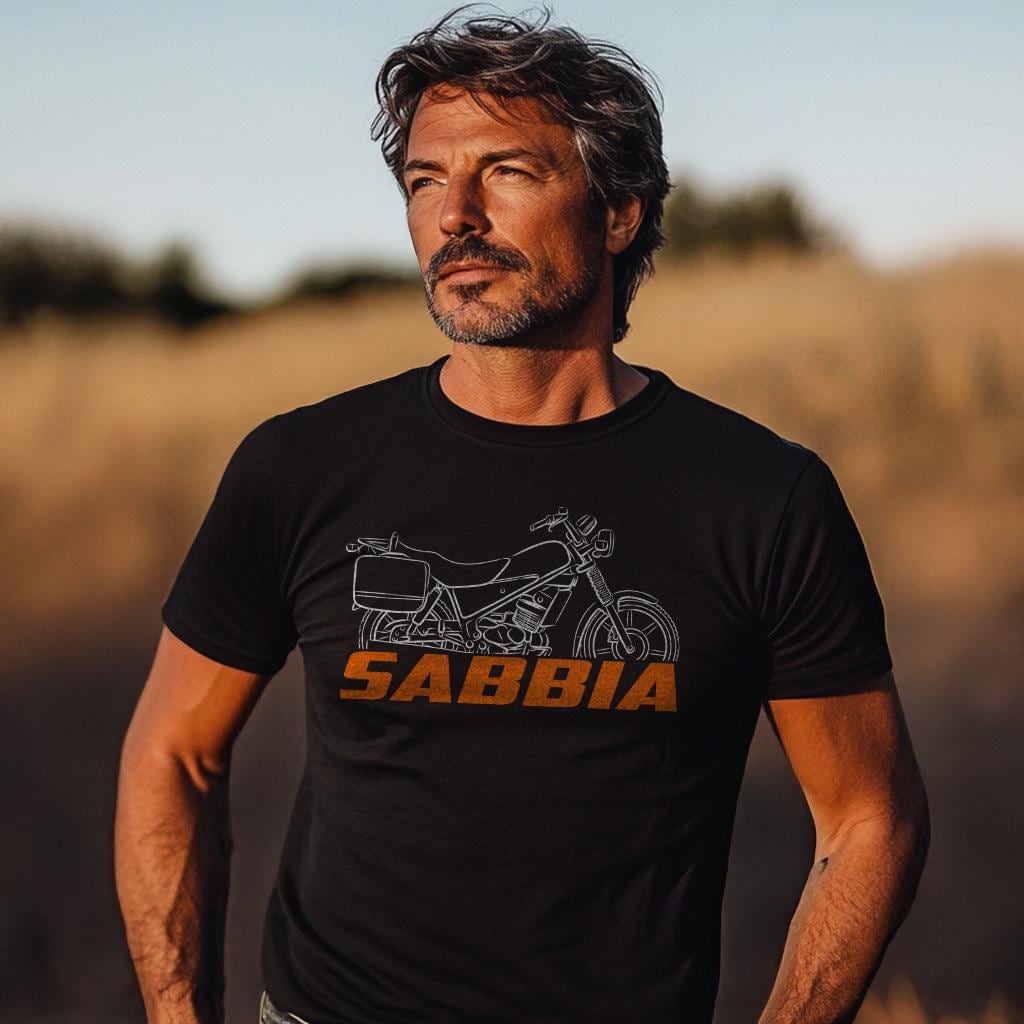 Laverda LB 125 Sabbia 1986 - 1987 Inspired T-Shirt - Motorcycle Tee Shirt for Riders